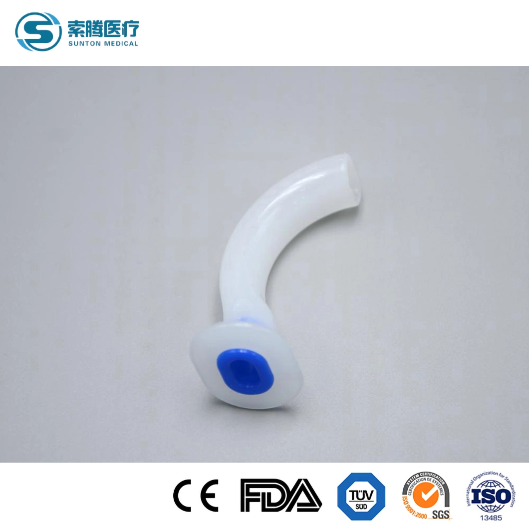 Sunton China Good Price Adult Pediatric Infant Size Antibacterial Soft Transparent PVC Oropharyngeal Airway Manufacturers