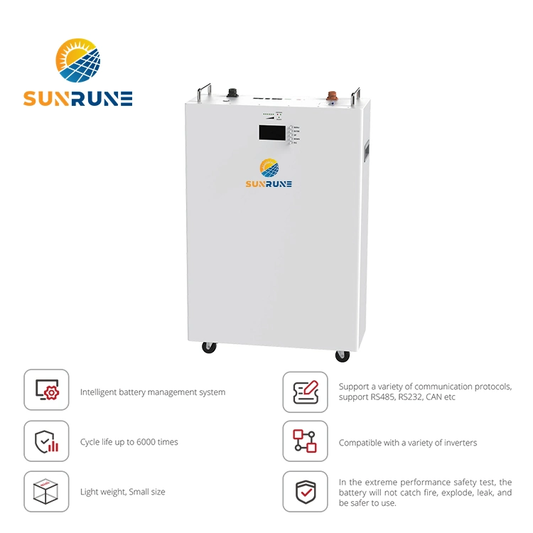 High Efficiency 48V 100ah 200ah Wall-Mounted Lithium Battery Lithium Iron Phosphate Home Energy Storage Battery Pack