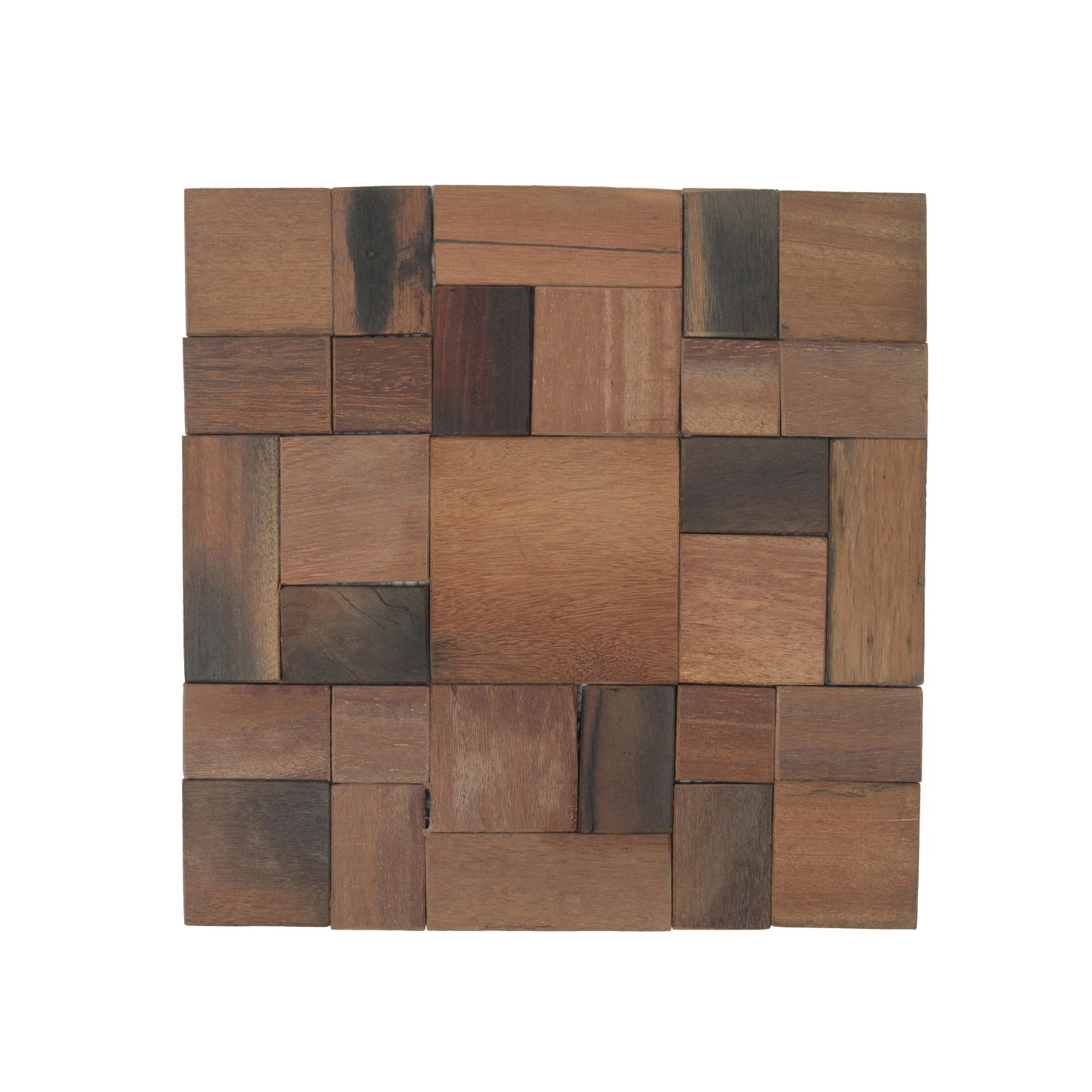 Solid Wood Mosaic Wall Panels, Room Reclaimed Boat Wood Wall Panel Wooden Wall