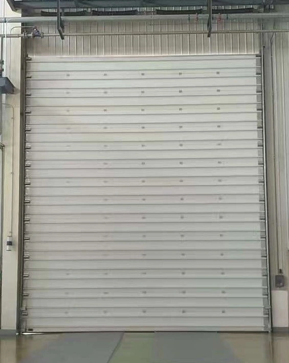 Industrial Exterior Security Single Skin Wood Grain Sectional Overhead Auto Gate for Garage with High Density PU Form