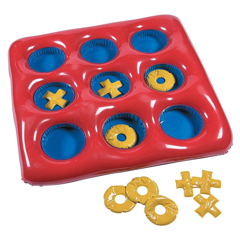 PVC Aufblasbare neun-Quadrat Checkerboard Aufblasbare Ring Spielzeug für Outdoor Gras Spiel