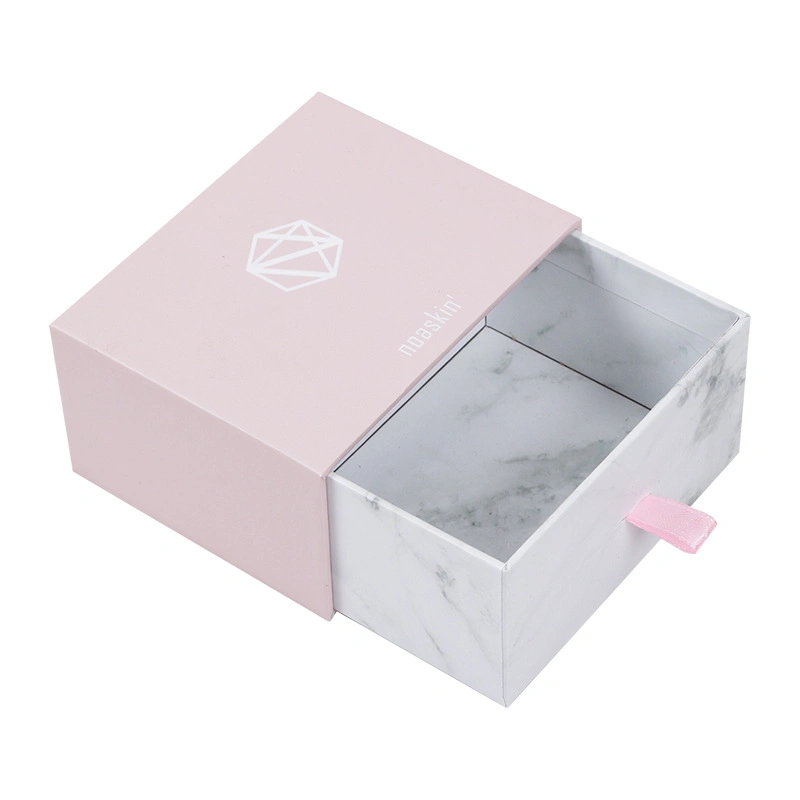 Wunderschöne Schublade Stil Kopf Ornament Rosa Geschenkbox für Schmuck Sonnenbrille