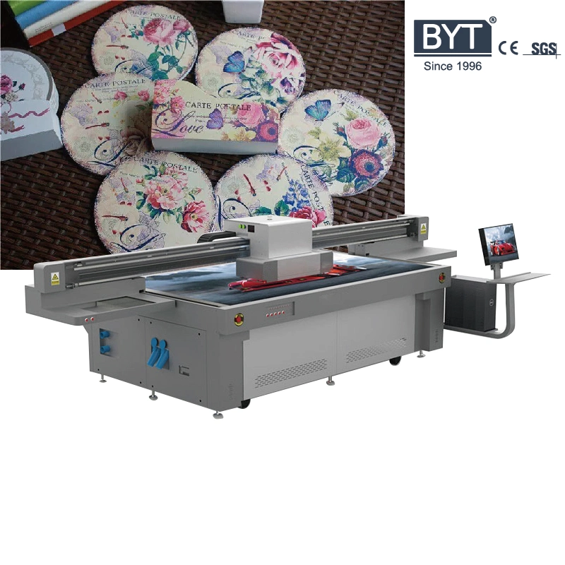 UV Flatbed Printer for Floor Tile Glass Wood Plastic Digital Printing Machine