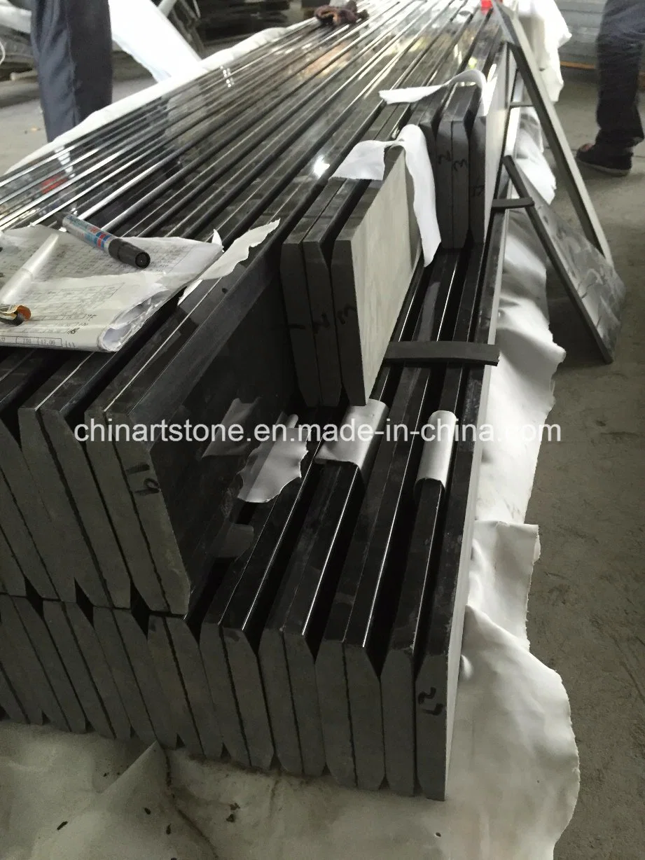 China Granite Absolute Black (Mongolia black) Countertop for Desk