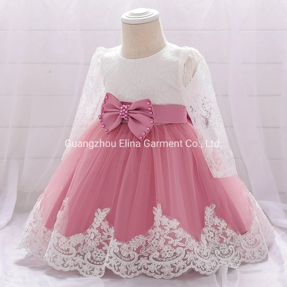 Baby Wear Girls Party Garment Ball Gown Princess Frock Lace Sweet Dress