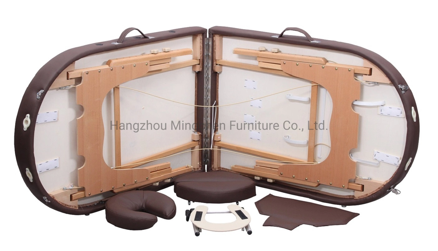 Профессиональные European-Style коричневый складная спа Tattoo массажный стол кровать мебель