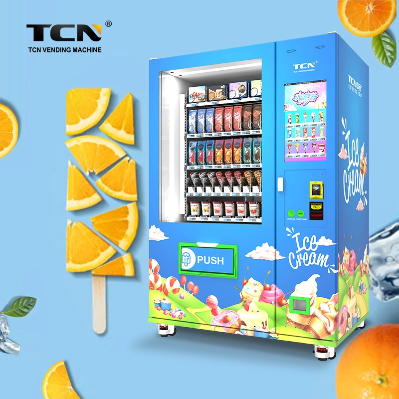 Tcn Quick Frozen Vending Machine Freeze Automatic Frozen Sea Food Vending Machine