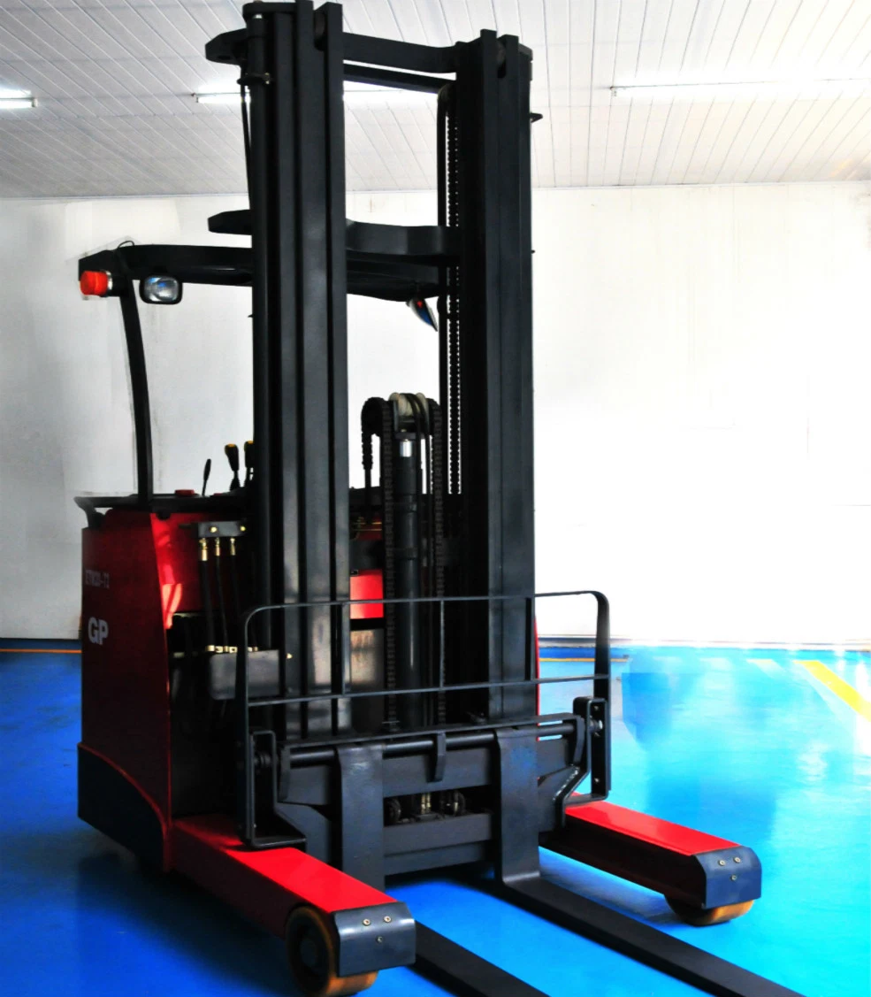 Warehouse Equipment 1 Ton Electric Stand on Reach Truck with 3m Lifting Height