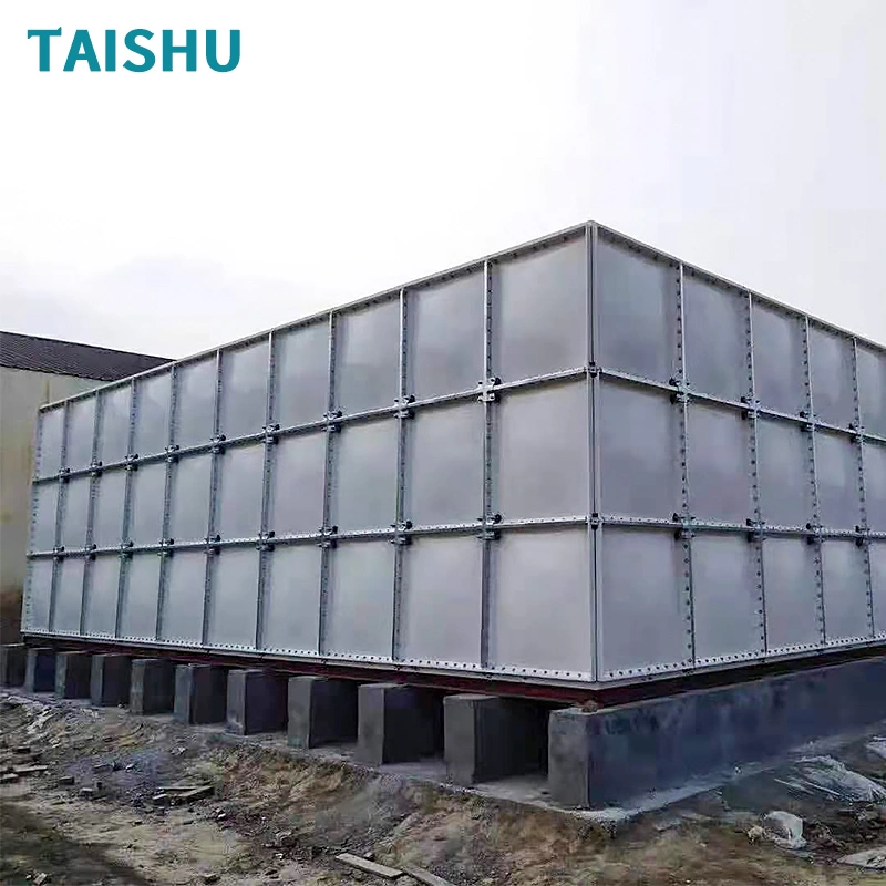 China Factory Custom Capacity 20000L FRP Water Holding Tank Rain Réservoir d'eau