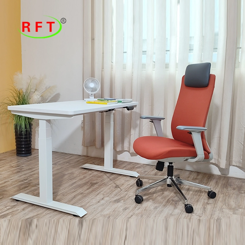 Shunde New Ergonomic Design Height Adjustable Steel Leg Office Furniture Chair Desk