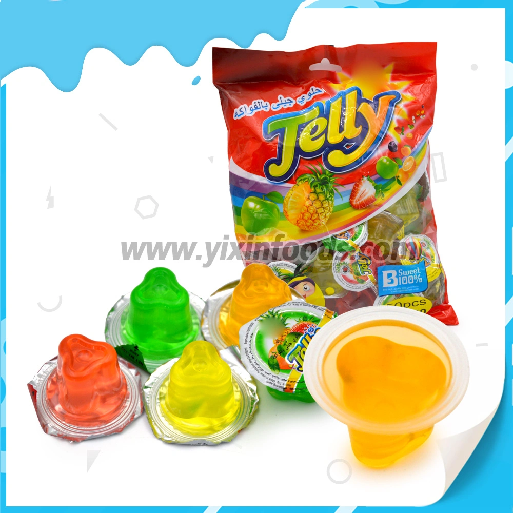 50pcs Plastiktüte Verpackung Obst Gelee Cup