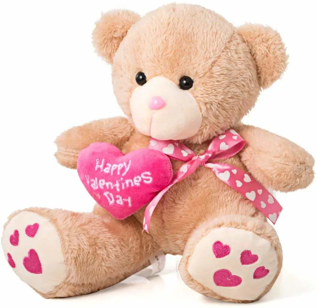 Vente à chaud Saint-Valentin ours cadeau de Saint-Valentin pour petite amie, Boyfriend, peluche animal en peluche