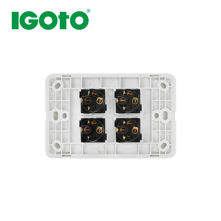 Igoto RS308 SAA Approval 10A 4 Gang 2 Way Switch Slimline Series