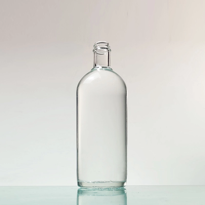 Leer transparent 1000ml 750ml 500ml Saft Getränk Getränk Mineralwasser Voss Glasflasche mit Kunststoffdeckel