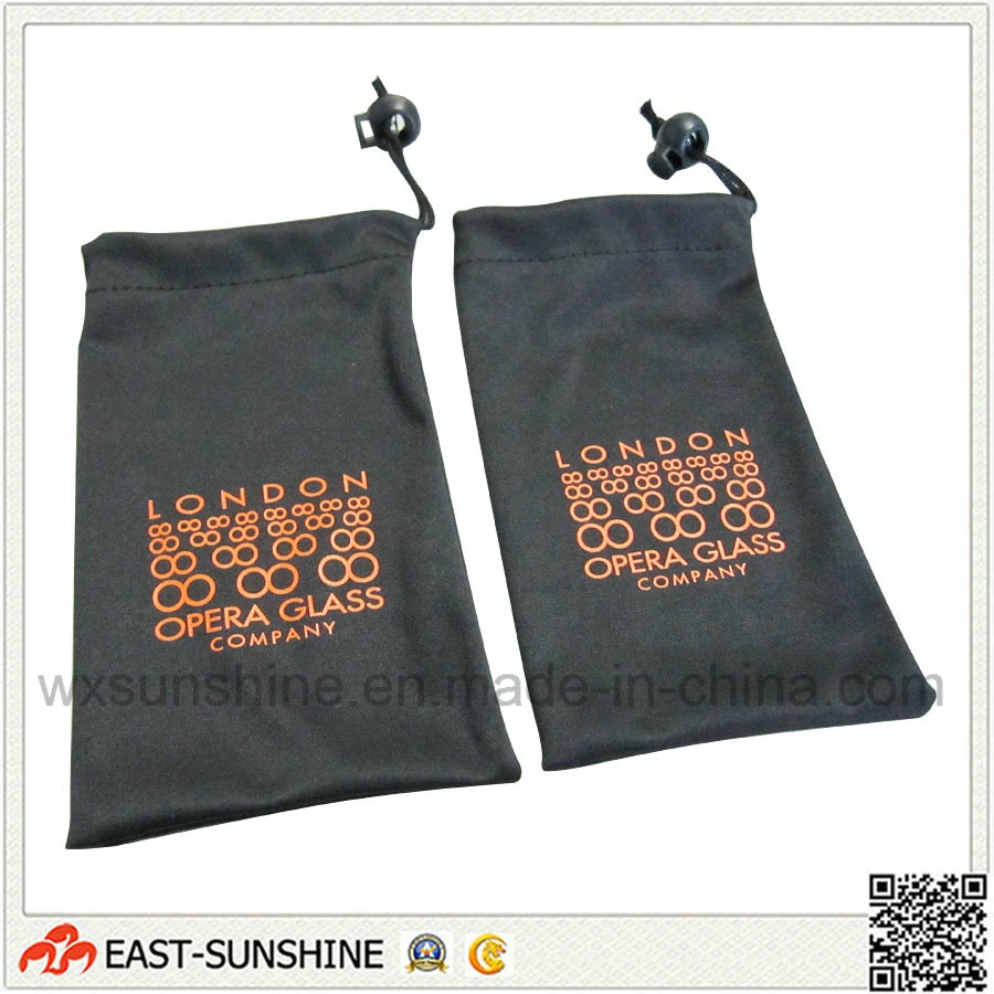 100%Polyester Microfiber Glasses Pouch (DH-MC0085)