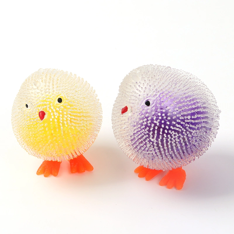 Hot Sale Random Color Beads Filled Chicken Easter Day Gift