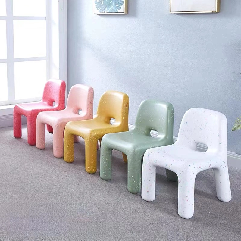 Plastic Furniture Children Chair Set with Black Spot for Kindergarten School Chair