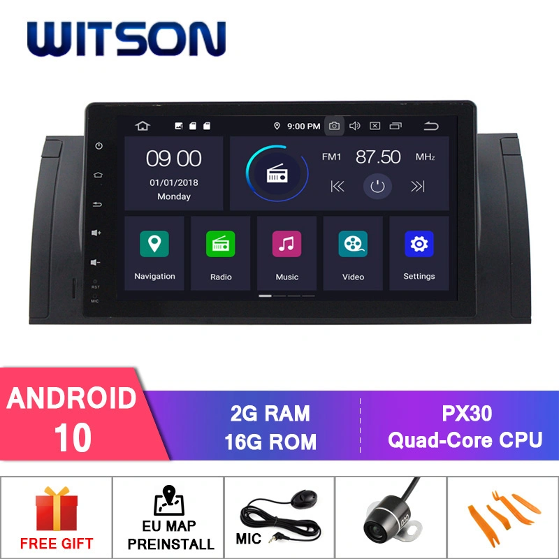 Witson Android 10 coche reproductor de vídeo para la radio del vehículo BMW Multimedia GPS