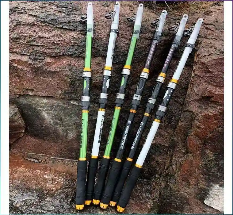 2.4 2.7 3.0 3.3 3.6 3.9 4.2 4.5 Carbon Surf Casting Spinning Rod Distance Throwing Telescopic Surf Fishing Rod