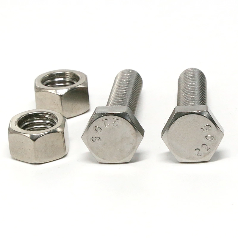 Fastener HDG Carbon Steel Grade 8.8 10.9 12.9 14.9 Stainless Steel A4 70 80 A2 70 Super Duplex S32750 32760 2507 2205 660 M10 M20 M33 M8 Hex Hexagon Head Bolt