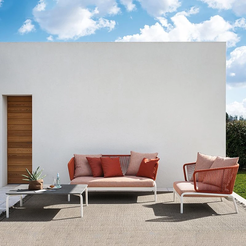 Top-Qualität Aluminium Rahmen Gartenstühle Set Sofa Gartenmöbel