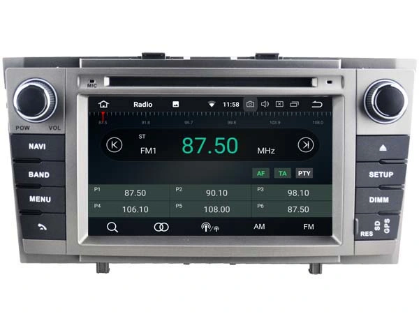 Witson Android 10 Car Multimedia DVD GPS for Toyota Avensis 2008-2013 Vehicle Radio