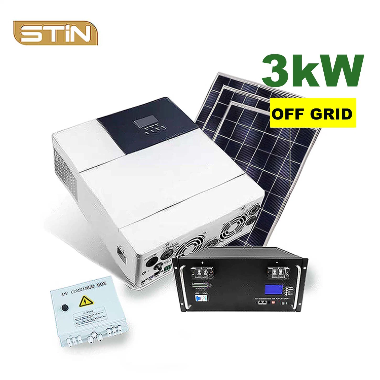 25 Years Warranty Solar Panels 3kw-5kw Solar Energy Systems for Home Electricity Recycled