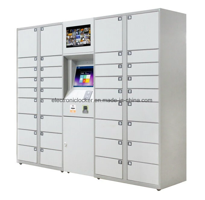 Outdoor Lockers Intelligent Electronic Logistic Touch Screen Barcode Parcel Delivery Smart Locker