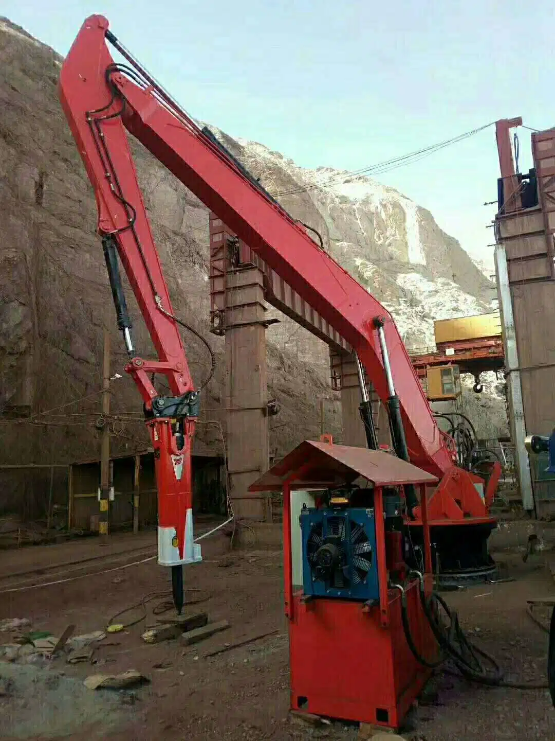 Mining Machinery Fixed Type Hydraulic Rock Breaker Working Arm