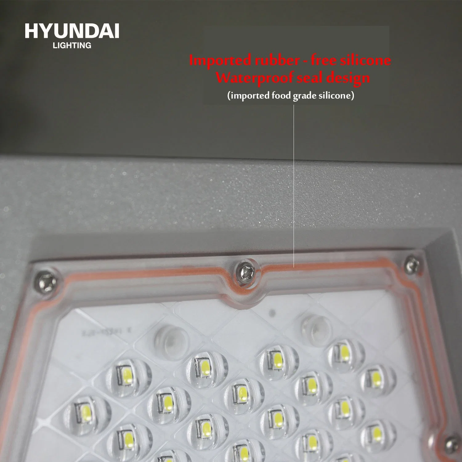 Hyundai Fabrication / Vente en gros de lampadaires solaires LED étanches IP65 pour l'extérieur