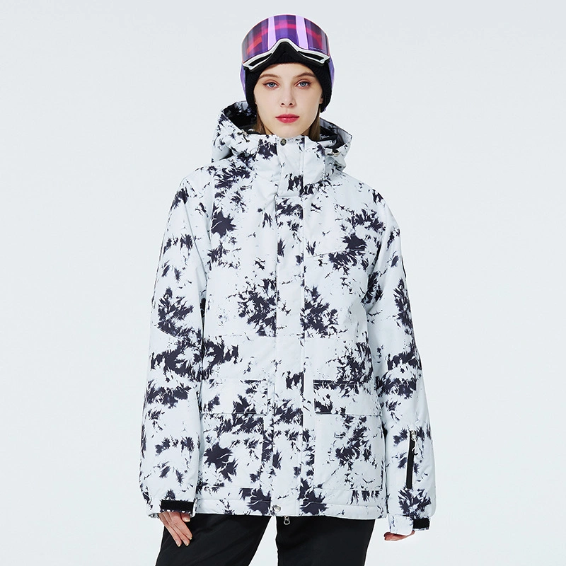 New Men's and Women's Work Style Windproof and Splashproof Ski Suit