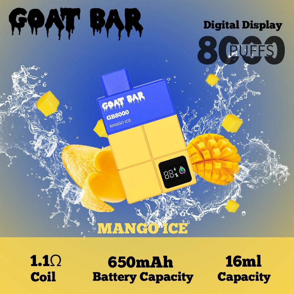 Goat Bar 8000 Puff Vozol Gear 7000puff Wholesale/Supplier Price Disposable/Chargeable E Cigarette Disposable/Chargeable Wholesale/Supplier Electronic Cigarette Vape