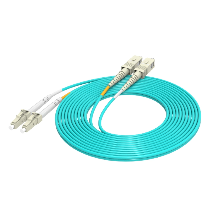 OEM Sc LC APC Upc Multi-Mode Om3 10 Gigabit Duplex Optic Fiber Jumper Fiber Optic Patch Cord