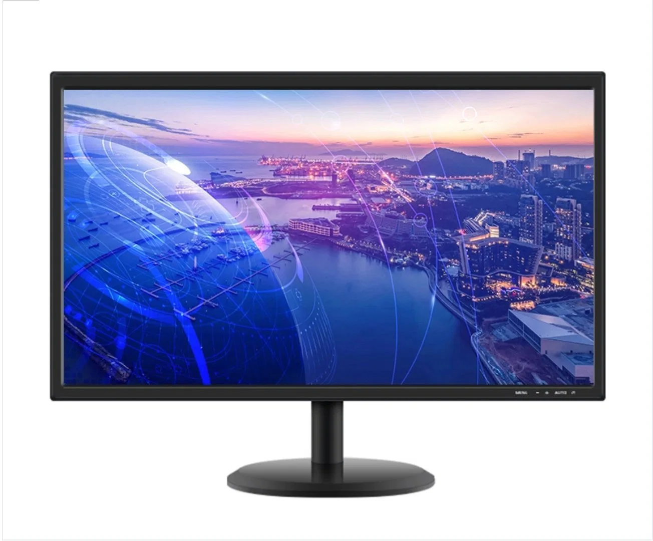 Mayorista de fábrica el 17 de 19 pulgadas negro Monitor TFT de pantalla plana LED LED HD de 1280*1024 Pantalla LCD para CCTV Juegos monitor de PC