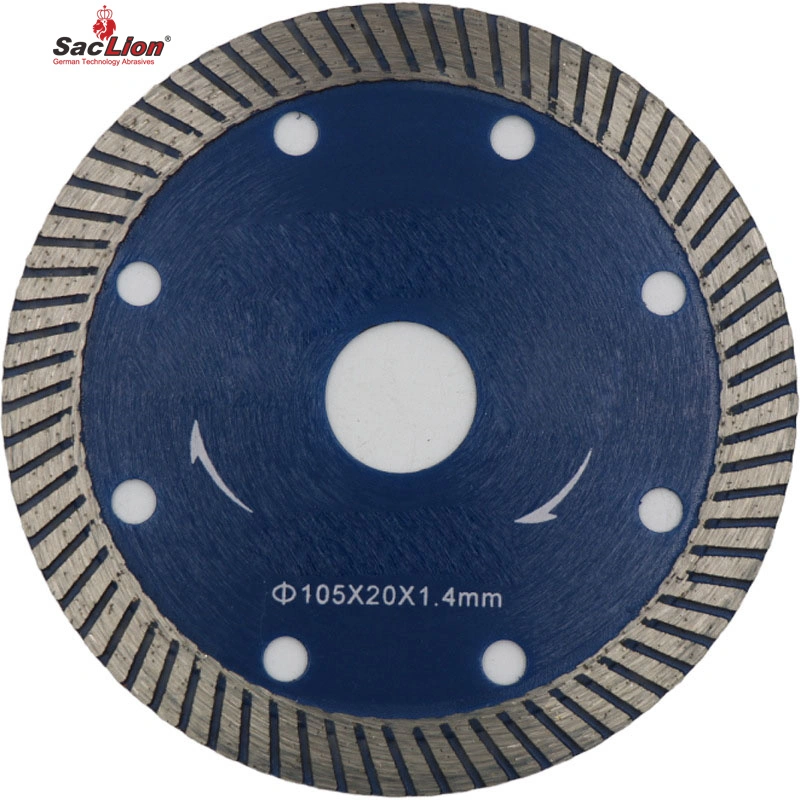 Multipurpose Diamond Disc High Quality Hot-Pressed 115/125 mm Ultra-Thin Turbo High-Speed Cutting Saw Blade