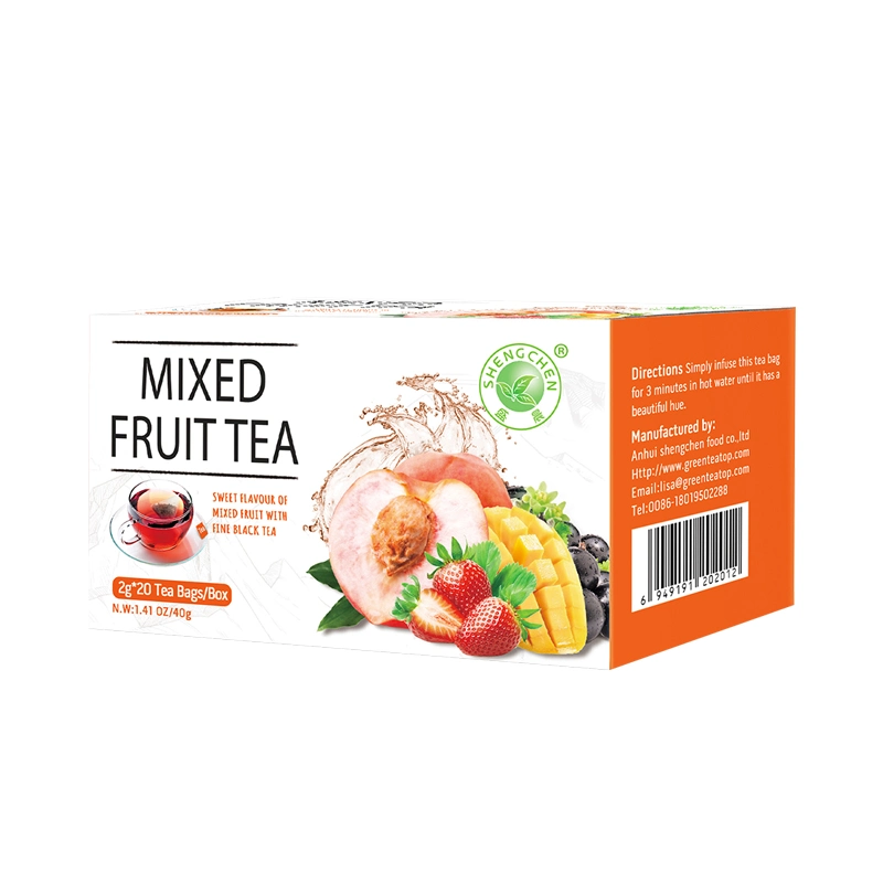 Premium Quality HACCP Certified Natural Fruit Blended Tea Herbal Tea Mixed Fruit Flavor Tea