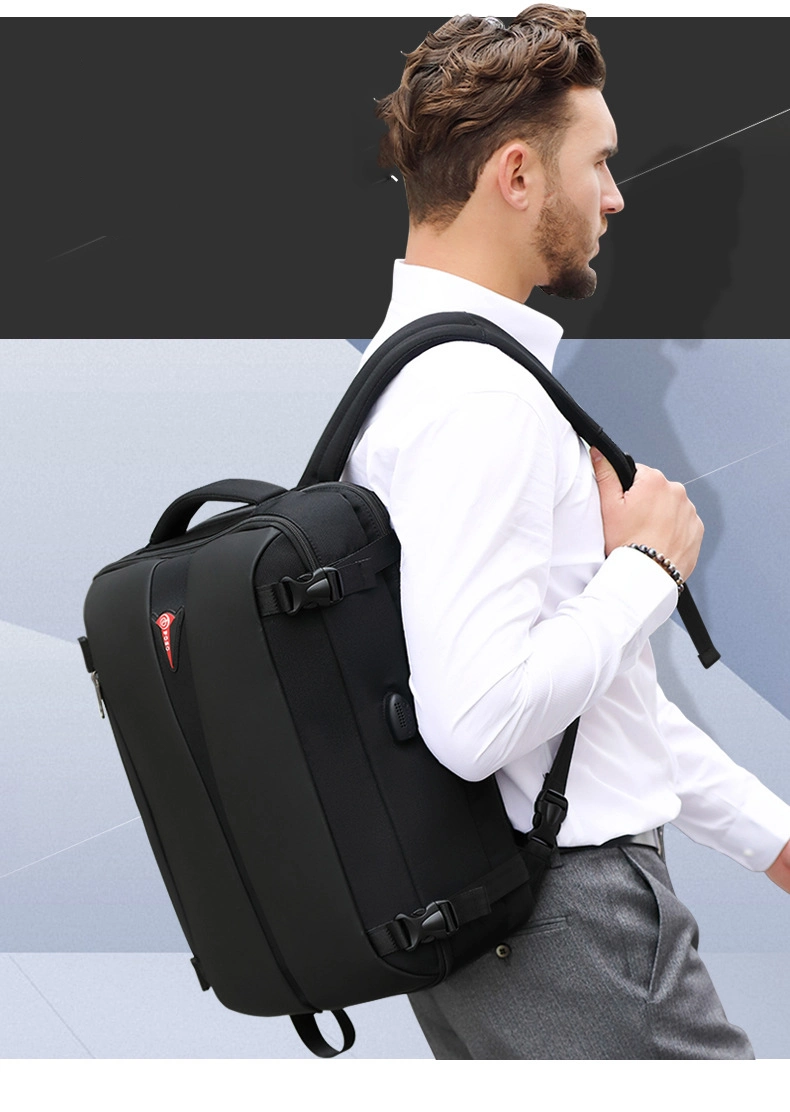 Los hombres de moda bolso multifunción Mochila Mochila mochila para ordenador portátil bolso bolsa de ordenador