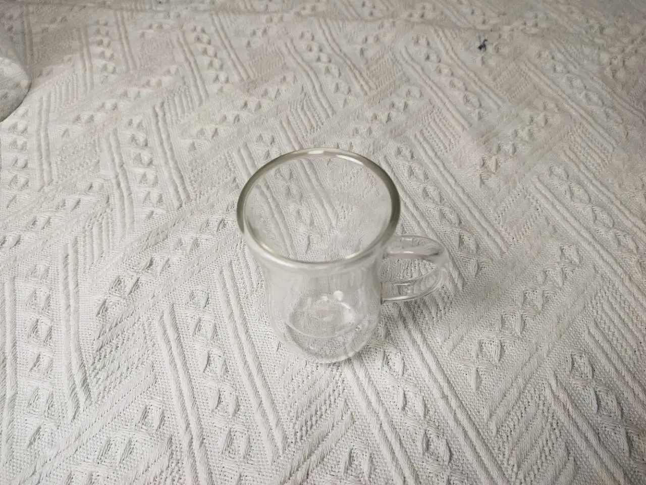 Grossista de 6 cm único Design de vidro Candle Holder, recipiente Galss, pote de flor de vidro, Ware de vidro, copo de vidro, Armazenamento de vidro, construção de vidro