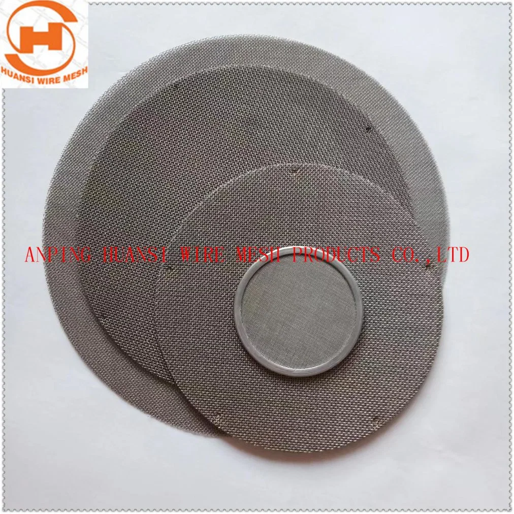 All Kinds of Diameter Stainless Steel Wire Mesh Filter Disc