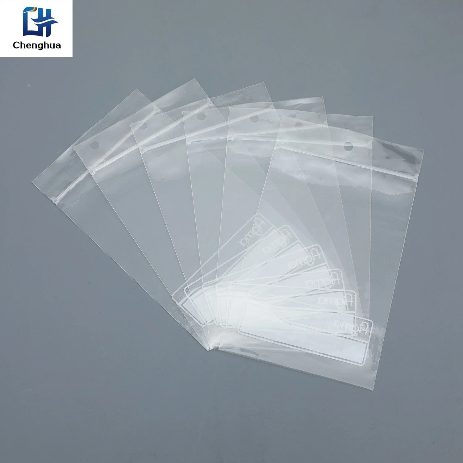 Sacos de plástico de embalagem transparentes e personalizados