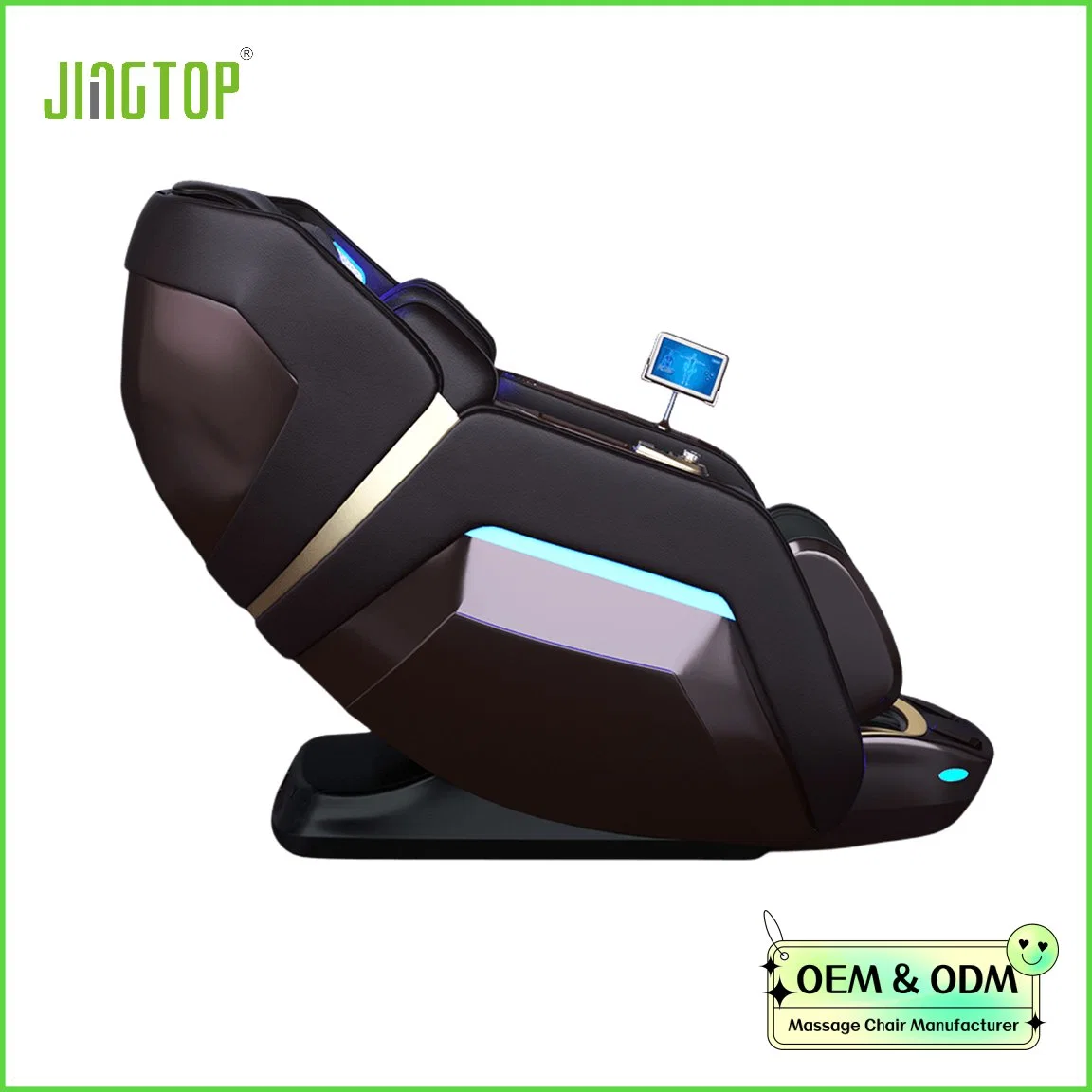 Jingtop Manufacture 3D 4D Best Price Kneading Blood Circulation Massage Chair Recliner