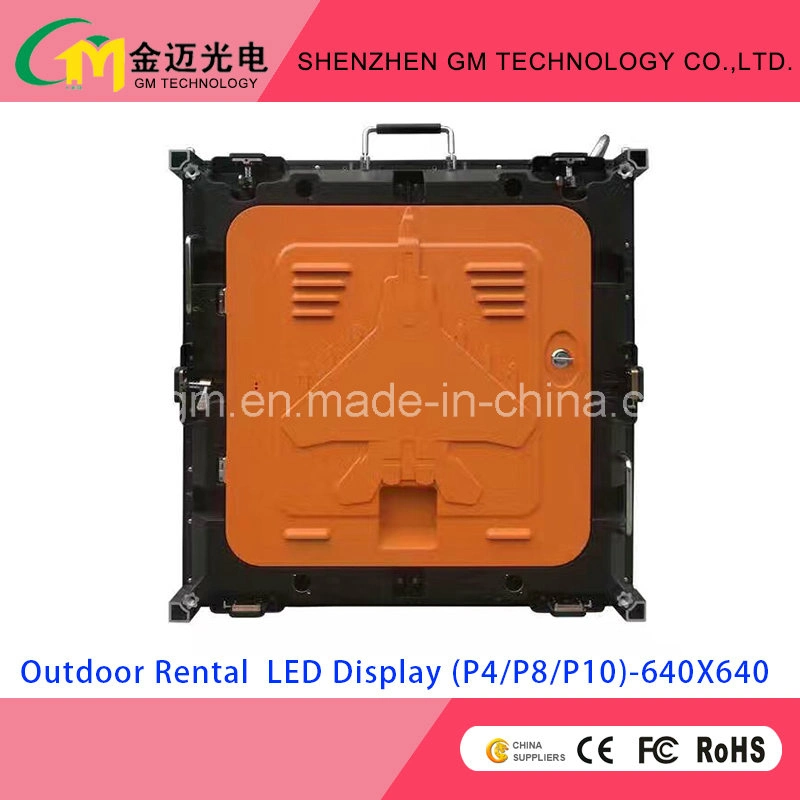 Die-Casting P8 Outdoor Full Color Rental LED Display/Board for Stage