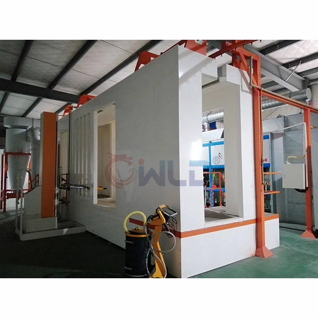 Wld Full Automatic Powder Coating Line Robot Spraying System