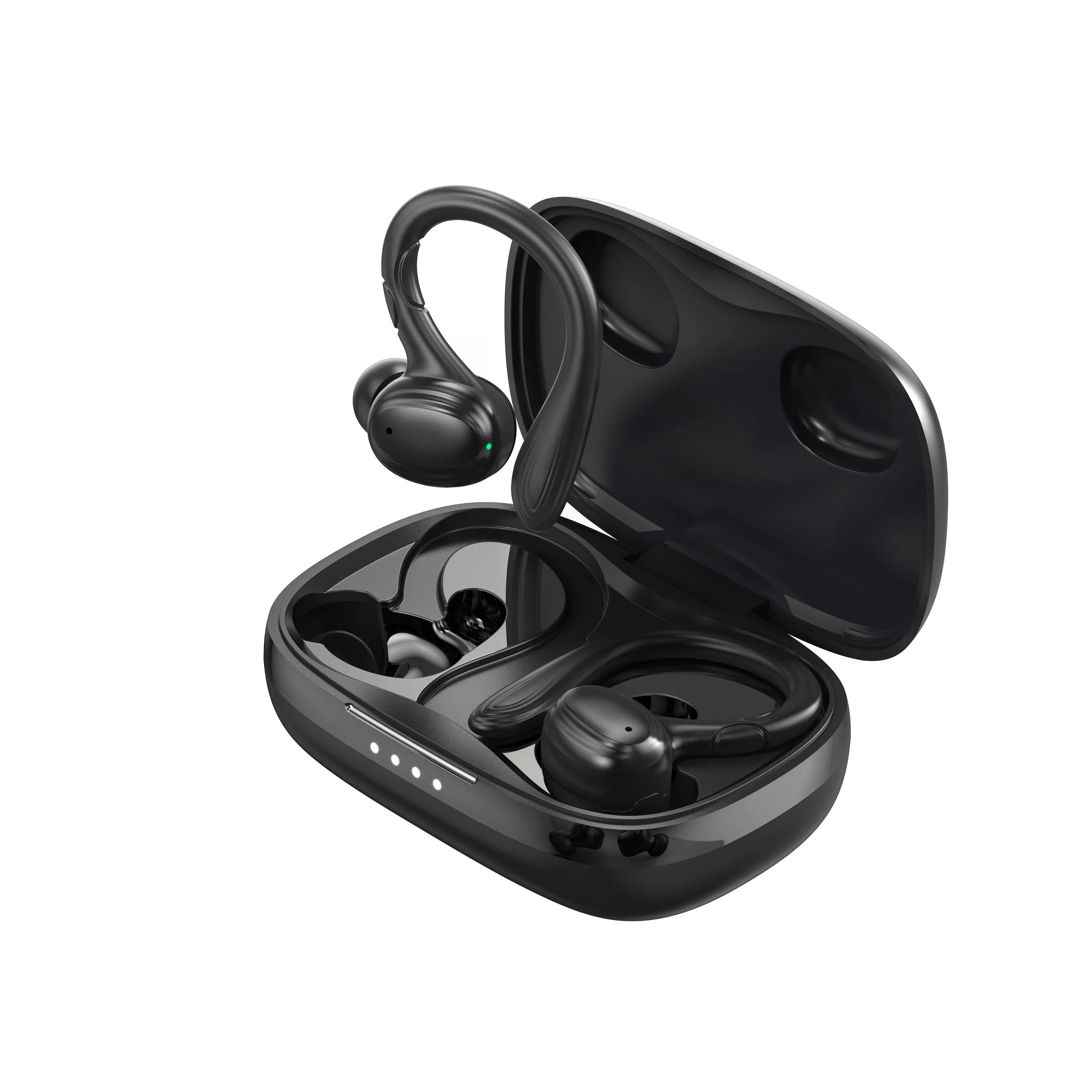 Nouveau casque chaud avec oreille moule privé I24 Noir étanche Casque sport sans fil TWS