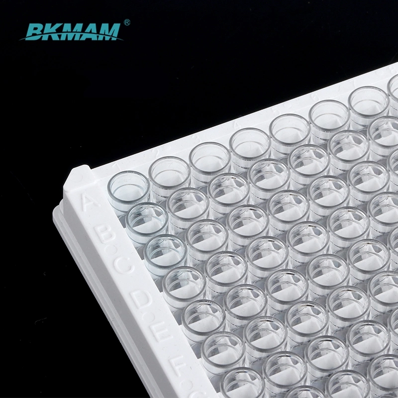 Laboratory Supplies Transparent Well Polystyrene Elisa Plate 96 Well