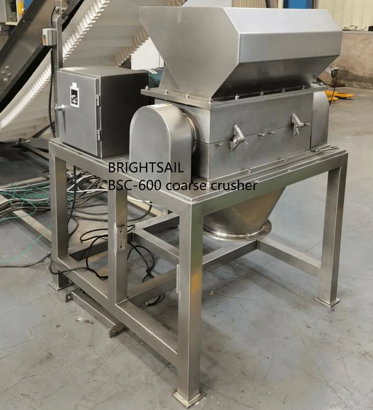 Brightsail Coarse Crusher Lemongrass Licorice Kava Root Crushing Machine Mulberry Tea Leaf Ginger Granules Making Machine