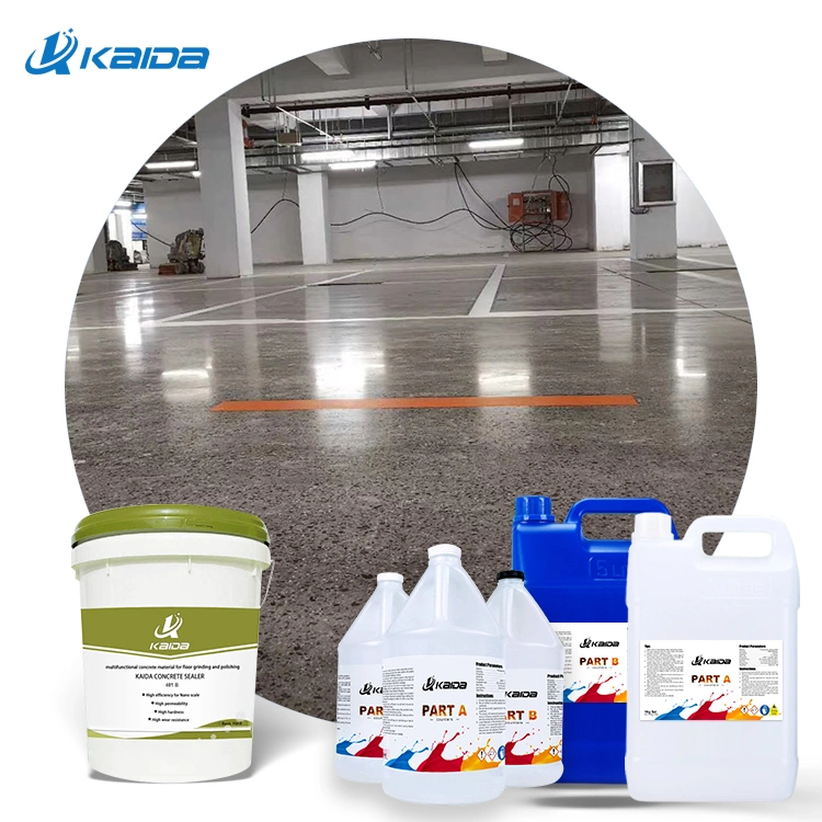 HS200 2023 The Newest Acidic Sodium Based Powder Concrete Floor Stain Agent Butterfield Dry Shake Concrete Penosil Dustproofer