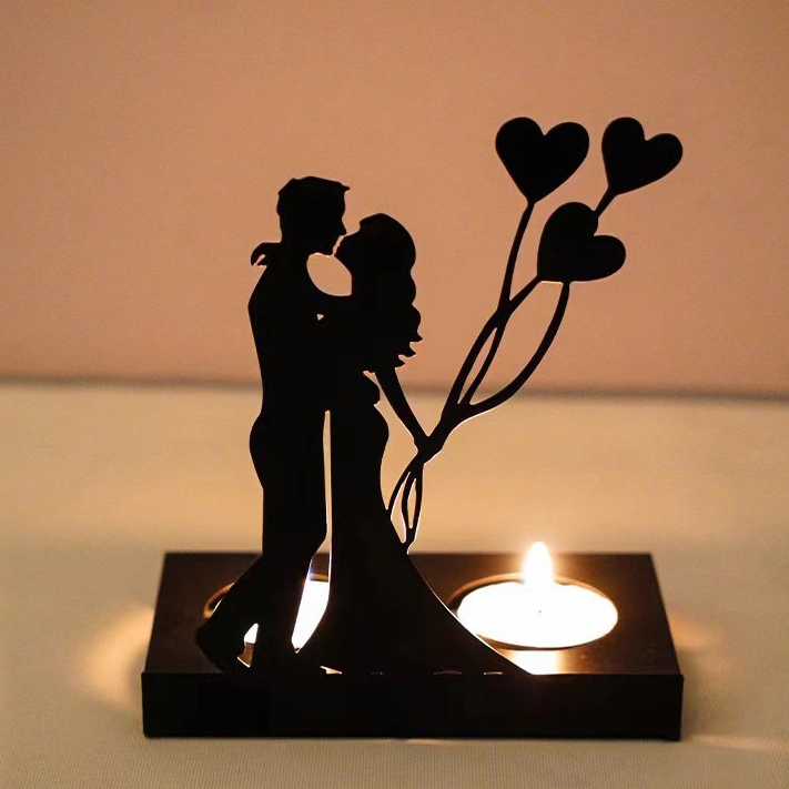 Wedding Engagement Romantic Anniversary Couples Gifts Statue Candlestick