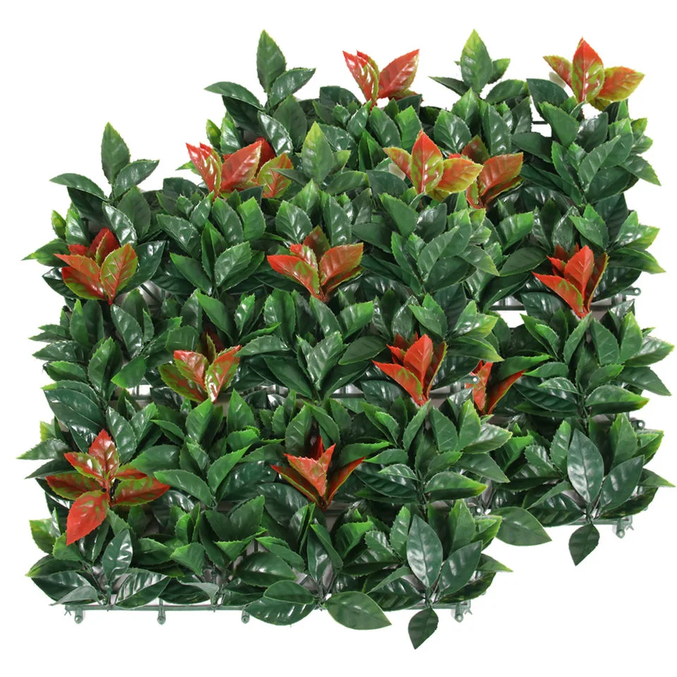 Wedding Backdrop Faux Plant Plastic Boxwood Hedge Panel Artificial Grass Wall for Garden Decor