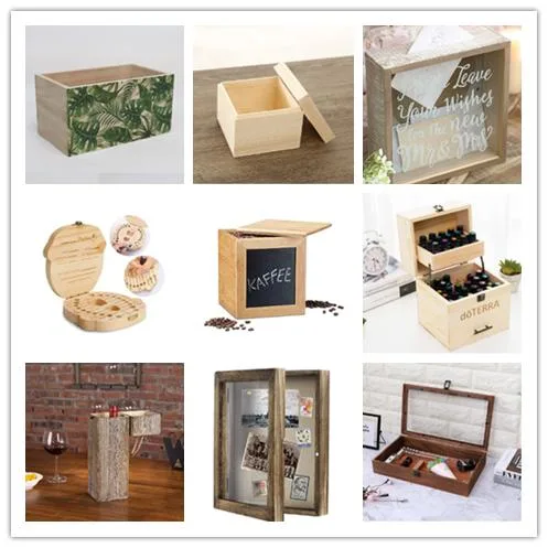 Factory Price Eco-Friendly Custom Wooden/Wood Gift Box for Jewelry/Sundries/Ring/Tea Bag/Wine Storage/Display/Packing/Packaging